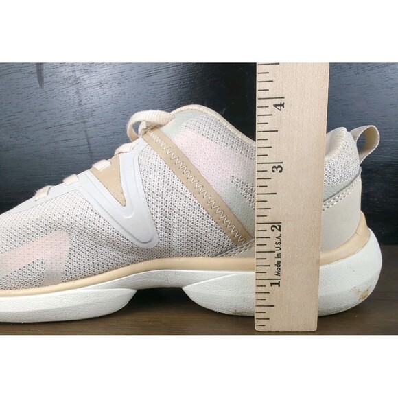 Vionic Shoes 8 Leyo Sneakers Cream Reflective Walking Casual Lightweight - Picture 10 of 12